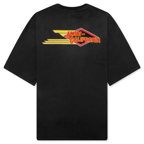 Amiri Eagle Oversized Tee Black