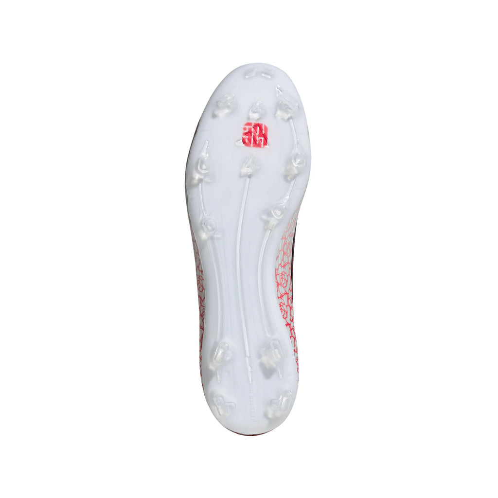 adidas F50 League Laceless FG MG Firm Ground Multi Ground Mens Soccer Cleats White Black Red