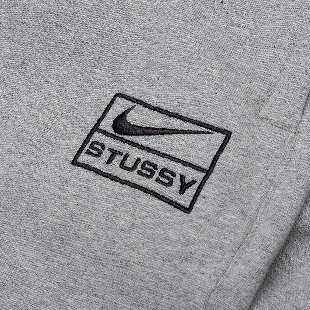 Nike x Stussy NRG Fleece Pant Dark Grey Heather Black