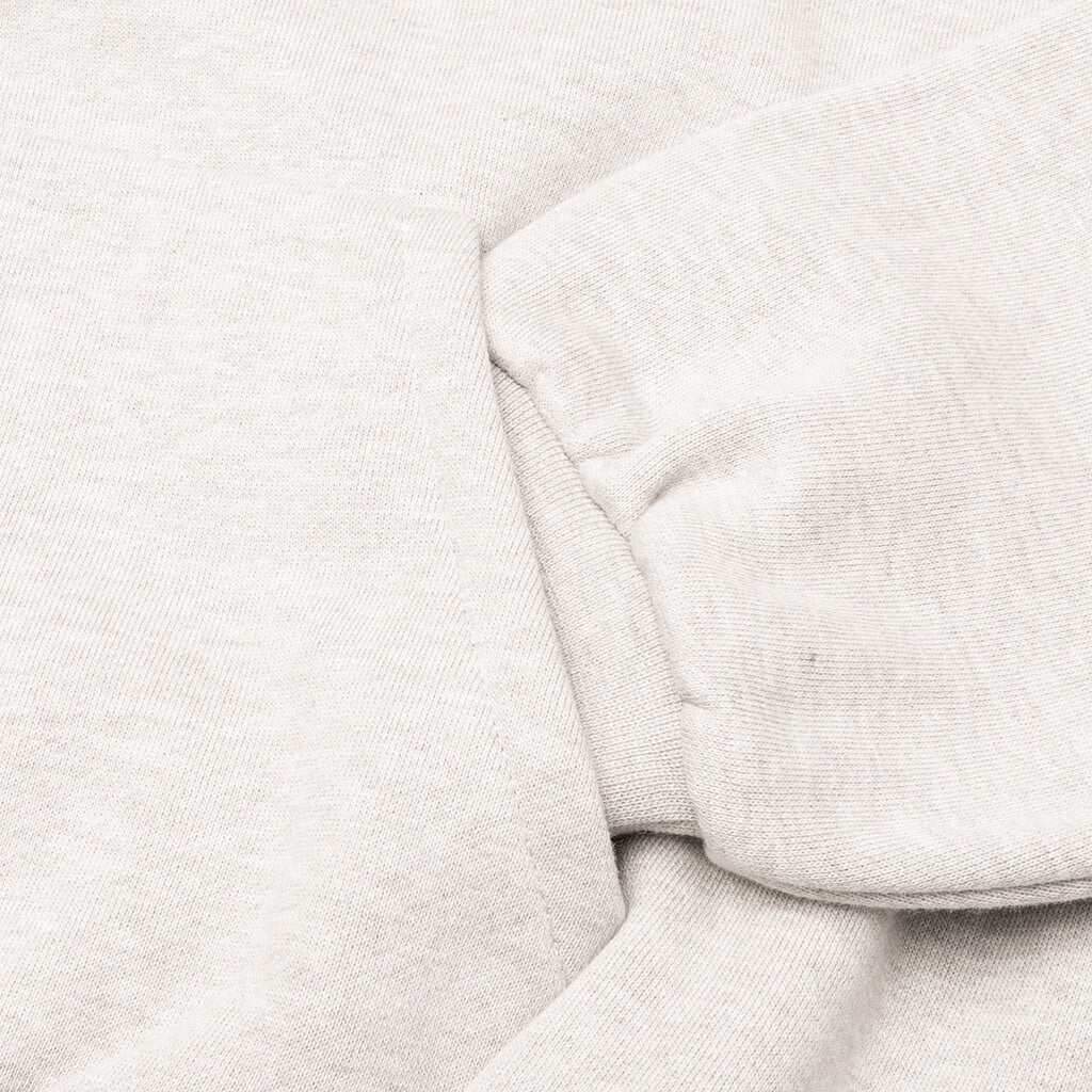 Kids Fleece Hoodie Heather Stone