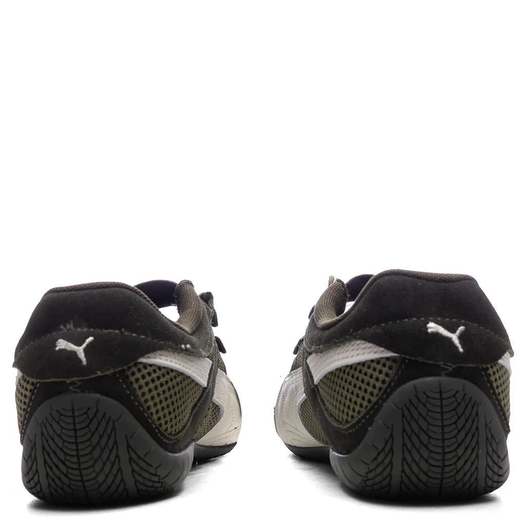 Womens Speedcat Go Dark Olive Warm White