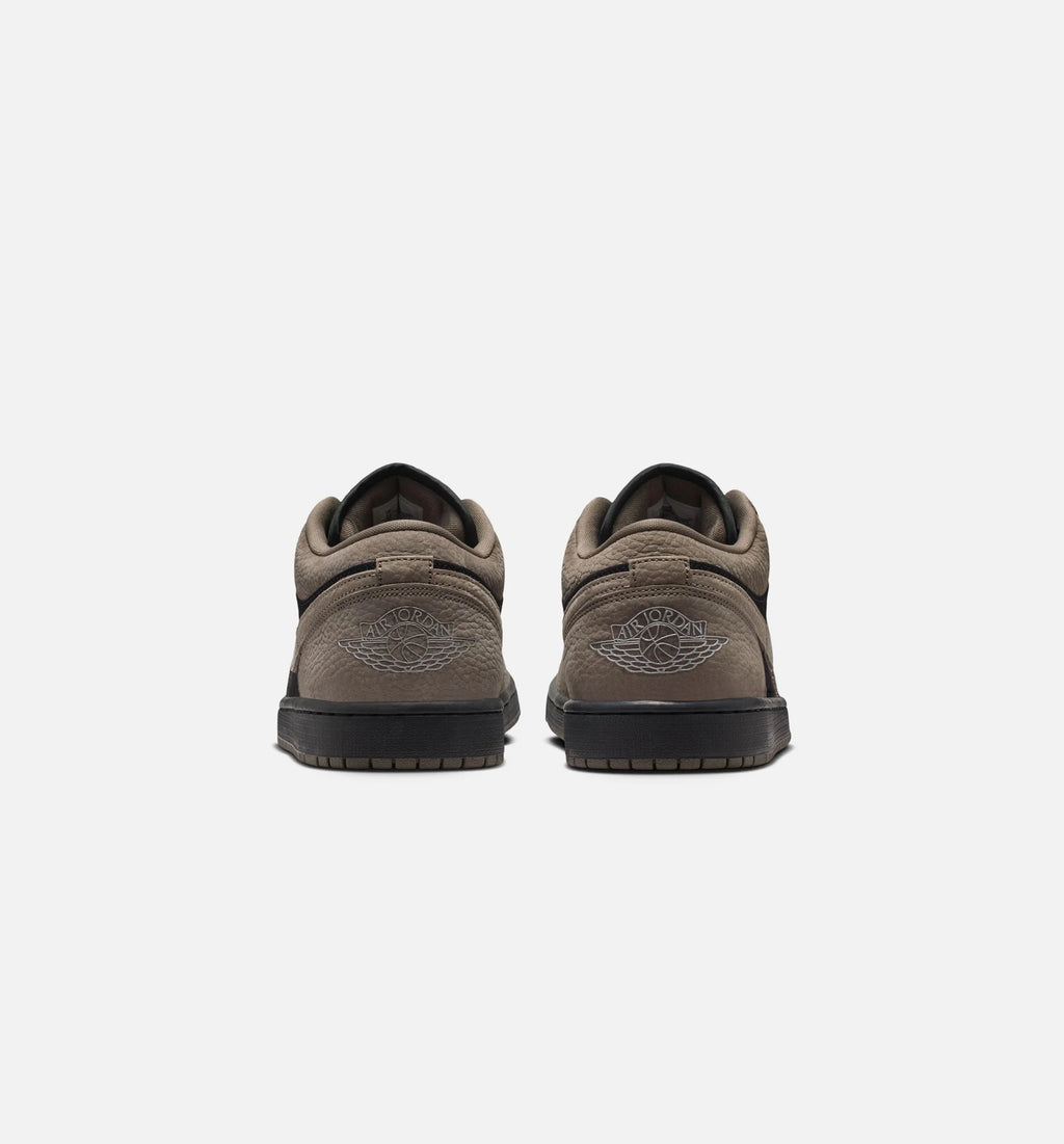 Air Jordan 1 Low SE Mens Lifestyle Shoe Black Olive Grey Light Wild Mango