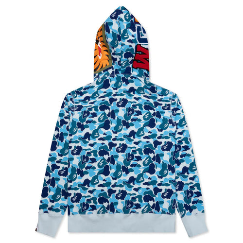 Abc Camo Shark Full Zip Hoodie Blue