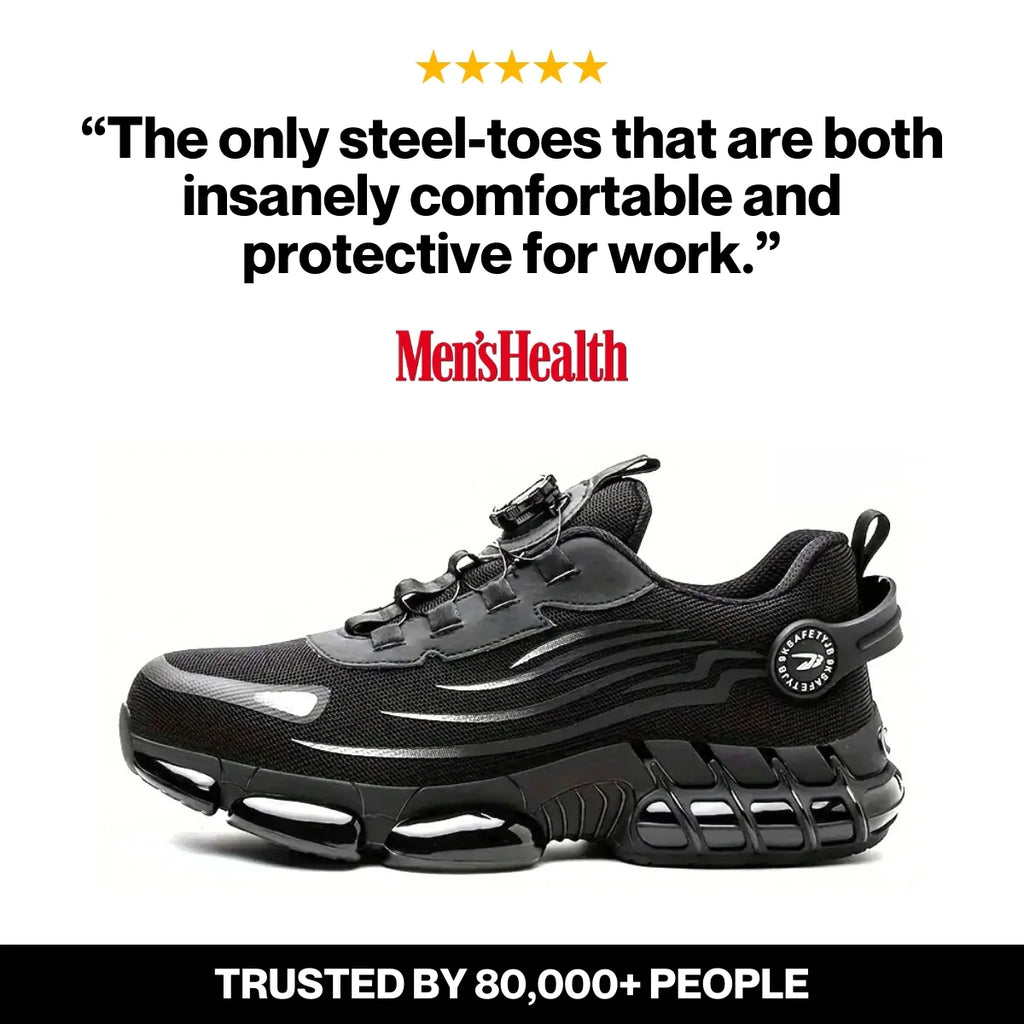 Axon Healthy Protective Steel Toe Sneakers Black Friday
