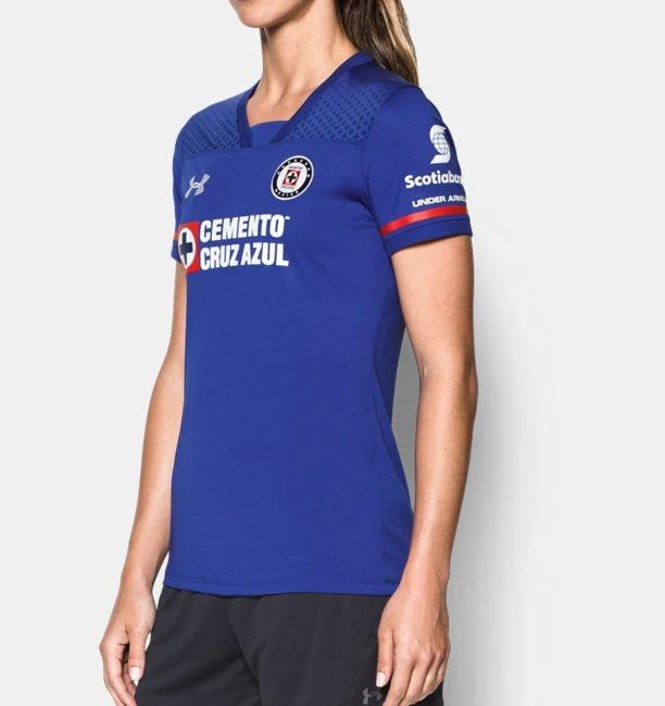 Under Armour Womens Cruz Azul Home Jersey 17 Royal