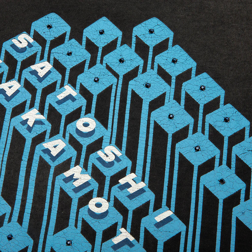 Gridlock Tee Washed Black