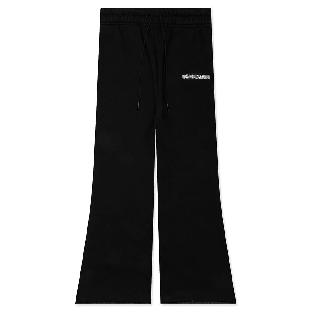 Flare Sweat Pants Black