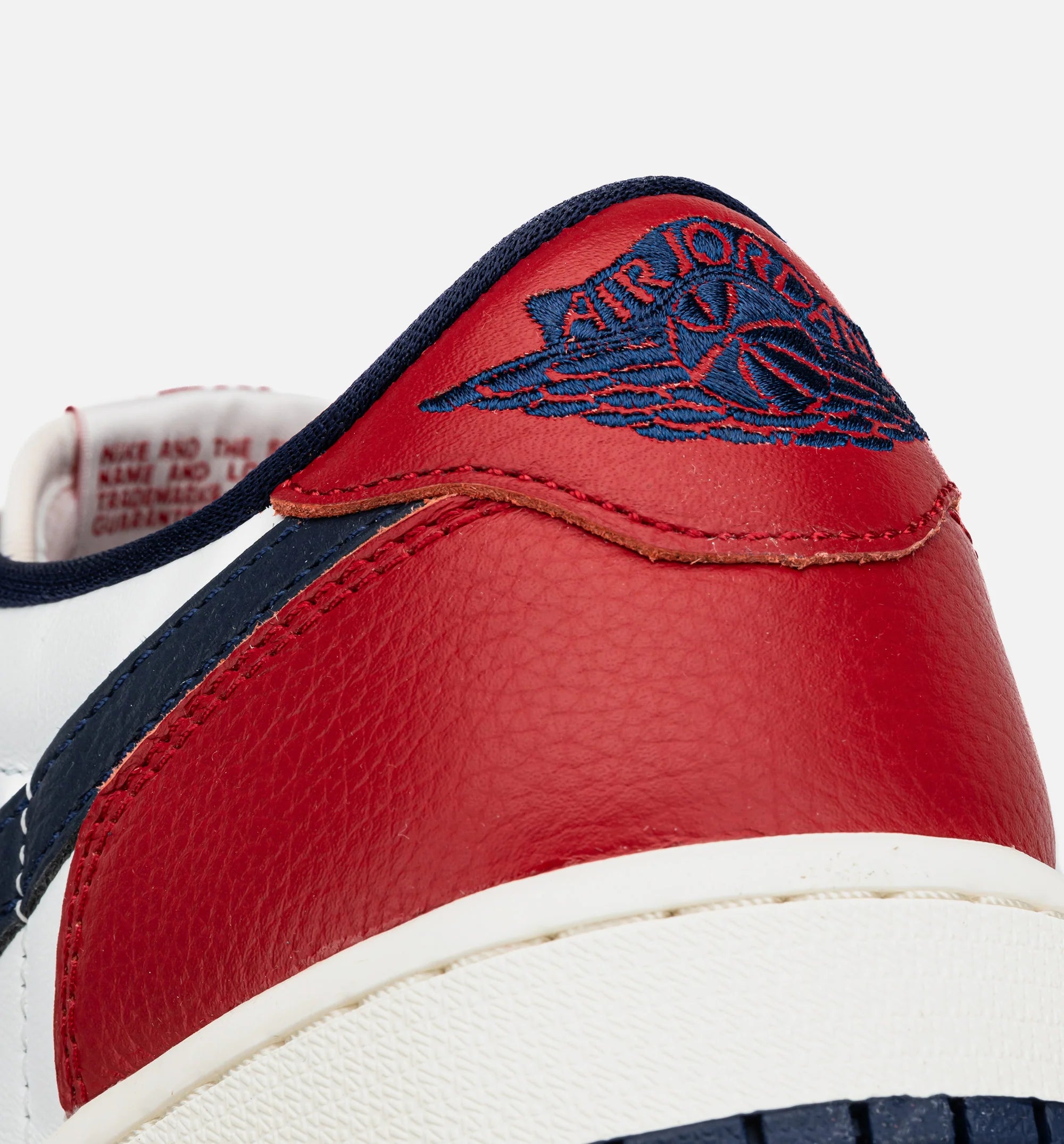 Air Jordan 1 Retro Low OG Howard University Mens Lifestyle Shoe White Gym Red Midnight Navy Neutral Grey Sail Muslin