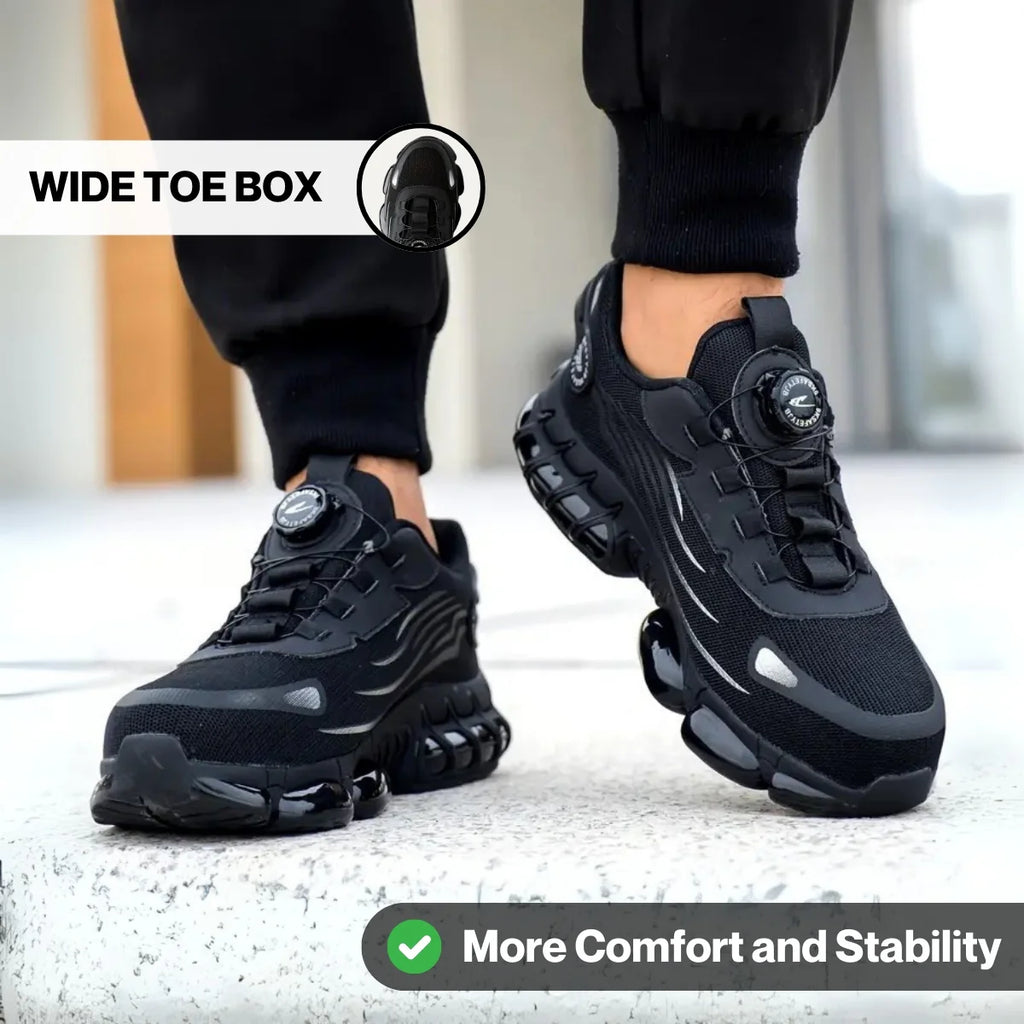 Axon Healthy Protective Steel Toe Sneakers Black Friday