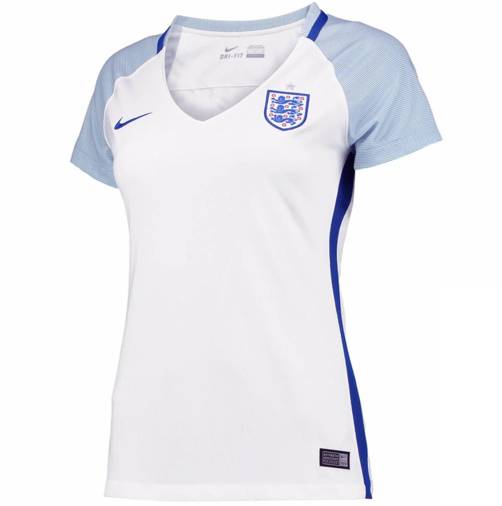 Nike England Home Womens Jersey 16 White