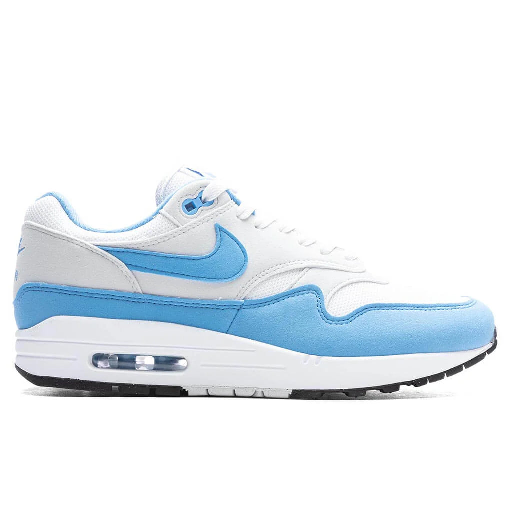 Air Max 1 White University Blue Photon Dust