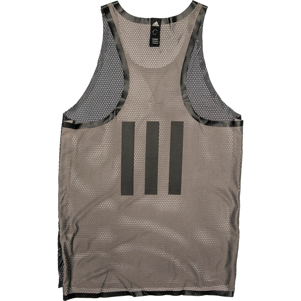 adidas Consortium X Day One Mesh Singlet Tank Top Mens Black Light Brown