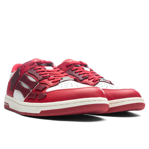 Skel Top Low Red White