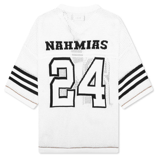 Knit 24 Football Shirt White
