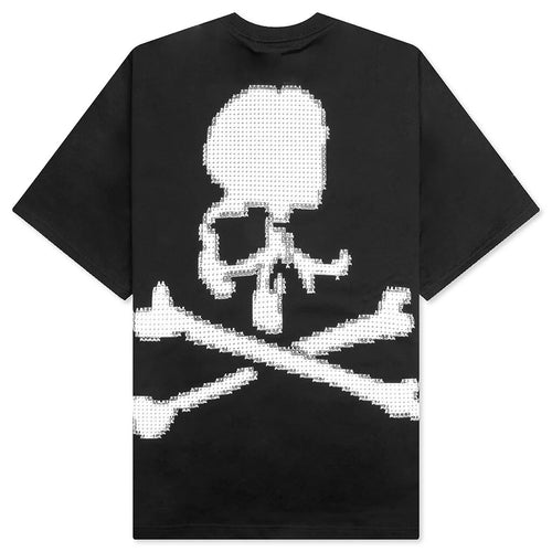 Micro Skull Knit T Shirt Black
