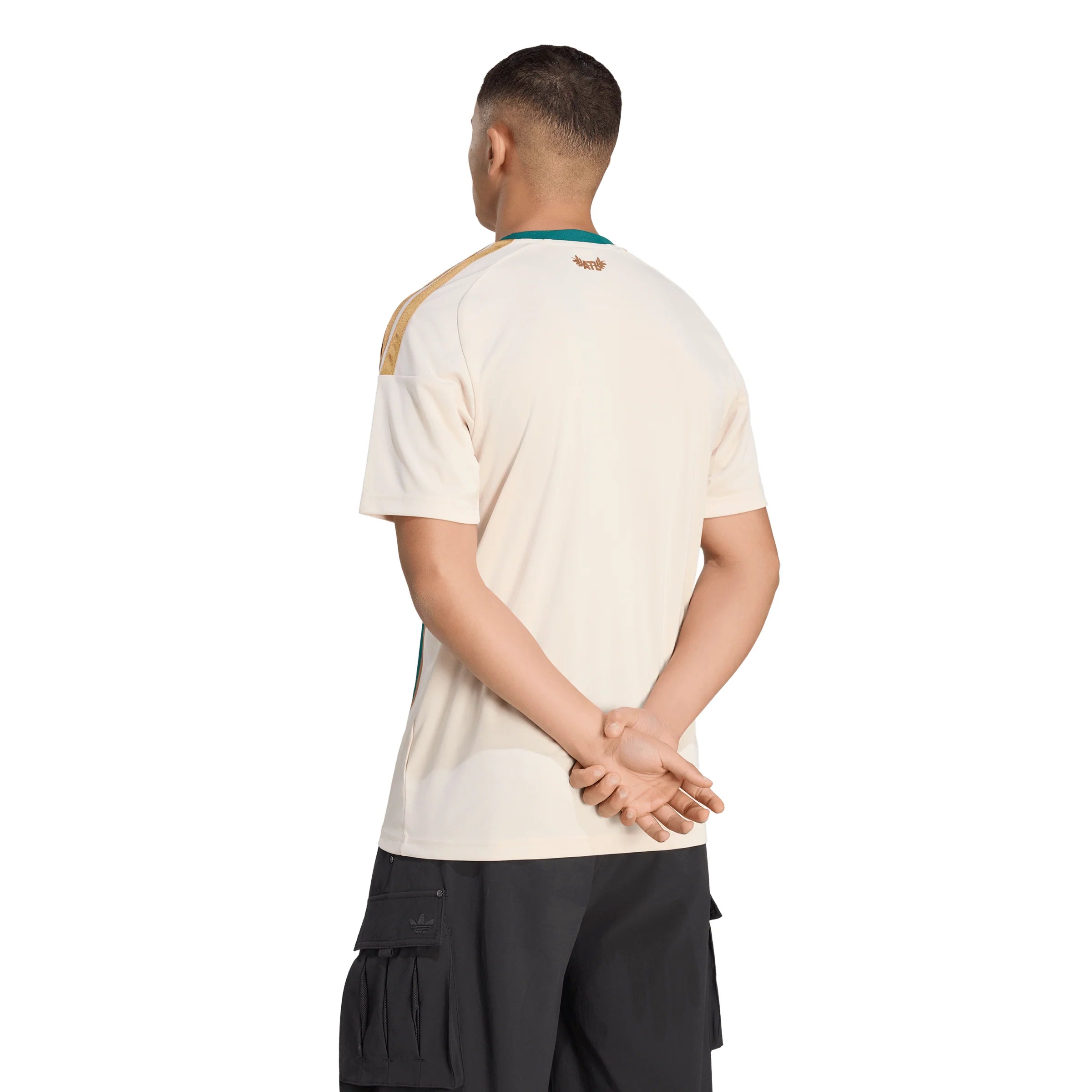 adidas Atlanta United Away Mens Soccer Jersey 26 27 Beige
