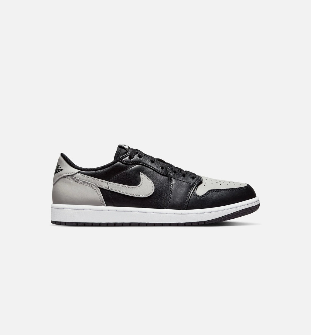 Air Jordan 1 Retro Low OG Shadow Mens Lifestyle Shoe Black Medium Grey White Free Shipping
