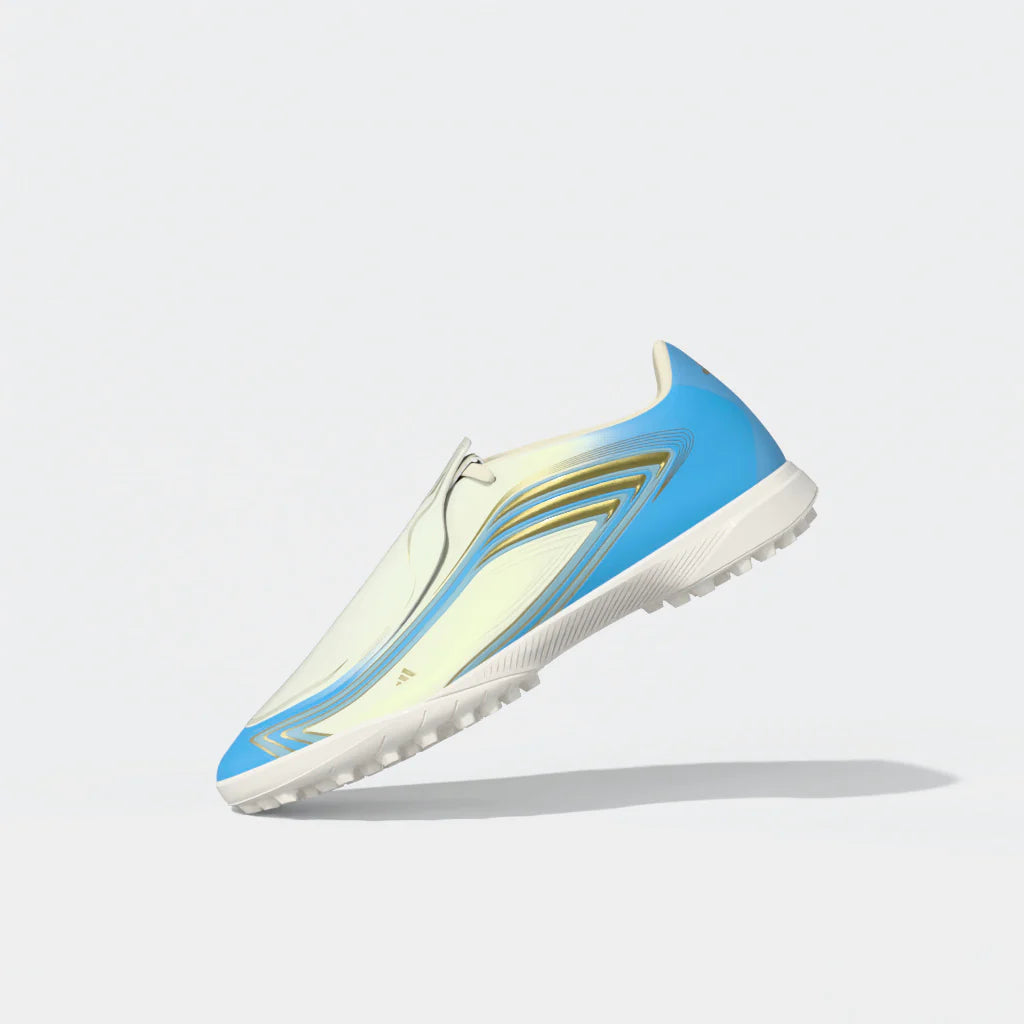 adidas F50 Messi League Turf Mens Soccer Cleats Ivory Blue