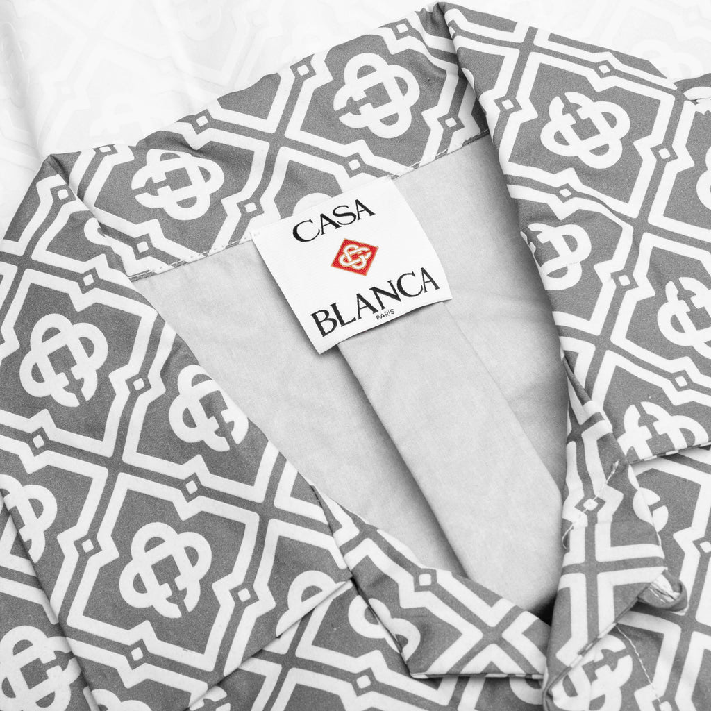Gradient S S Cuban Collar Shirt Grey