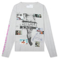 Hustlr White Rib L S Tee White