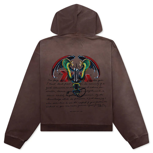 Cadu 2 Boxy Hoodie Vintage Brown
