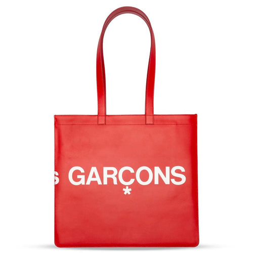 Comme des Garcons SA9001HL Huge Logo Tote Bag Red