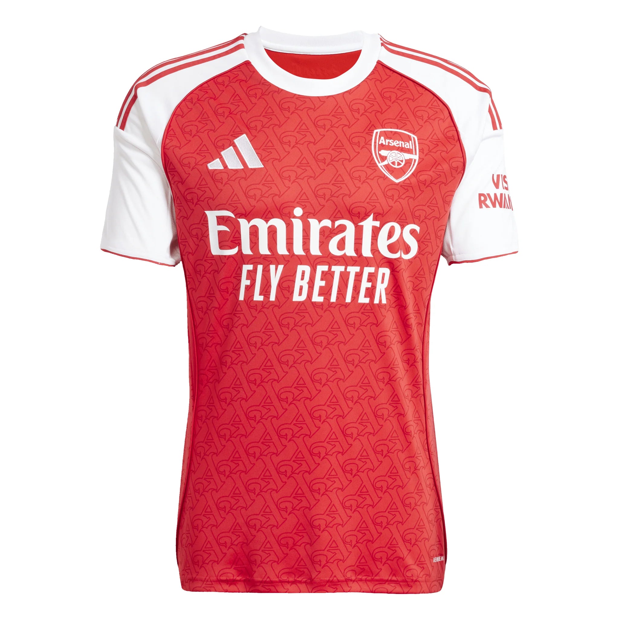 adidas Mens Arsenal Home Jersey 25 26 Scarlet White