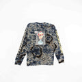 Confetti Long Sleeve Mens T Shirt Blue Black Multi