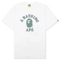 Bitmap College Tee White