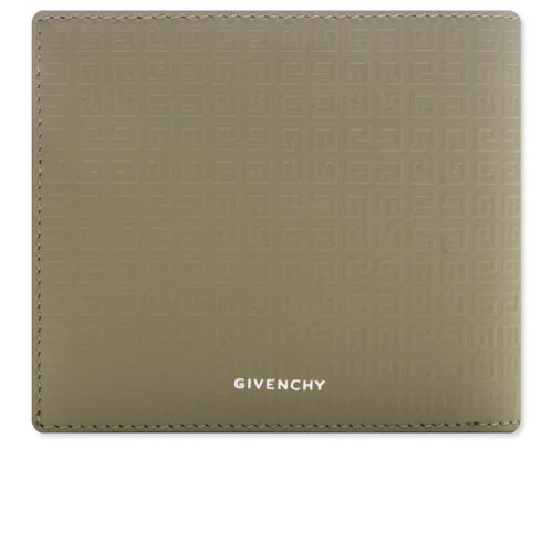 Wallet in 4G Micro Leather Khaki