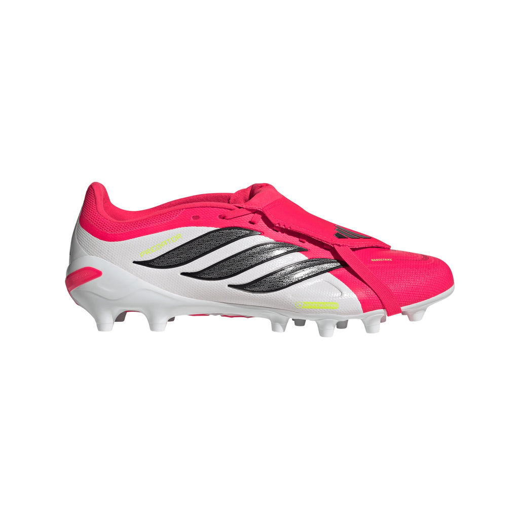 adidas Predator League Fold Over Tongue AG Artificial Ground Mens Soccer Cleats Red Black White
