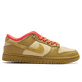 Womens Dunk Low Sesame Bronzine Picante Red