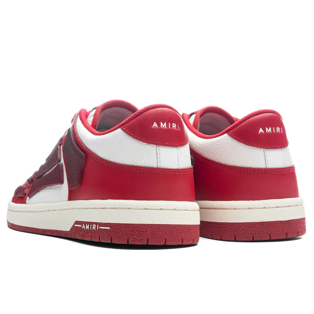 Skel Top Low Red White