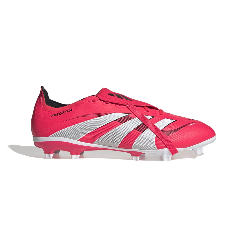 adidas Predator League Fold Over Tongue Firm Multi Ground Boots Red White