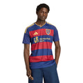 adidas Real Salt Lake Home Mens Soccer Jersey 26 27 Red Blue