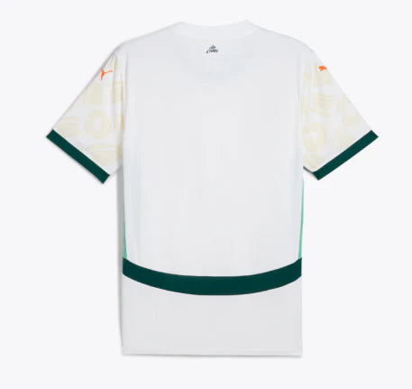 PUMA Mens Ivory Coast Away Jersey Replica 25 White