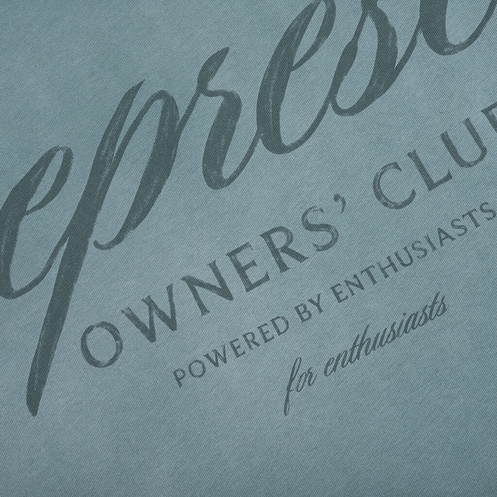 Owner Club Script T Shirt Vintage Green