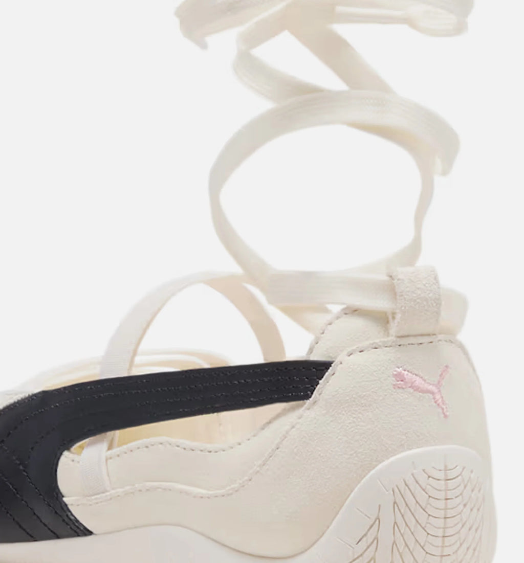 Speedcat Ballet x Rosé Womens Lifestyle Shoe Warm White Puma Black Frosty Pink