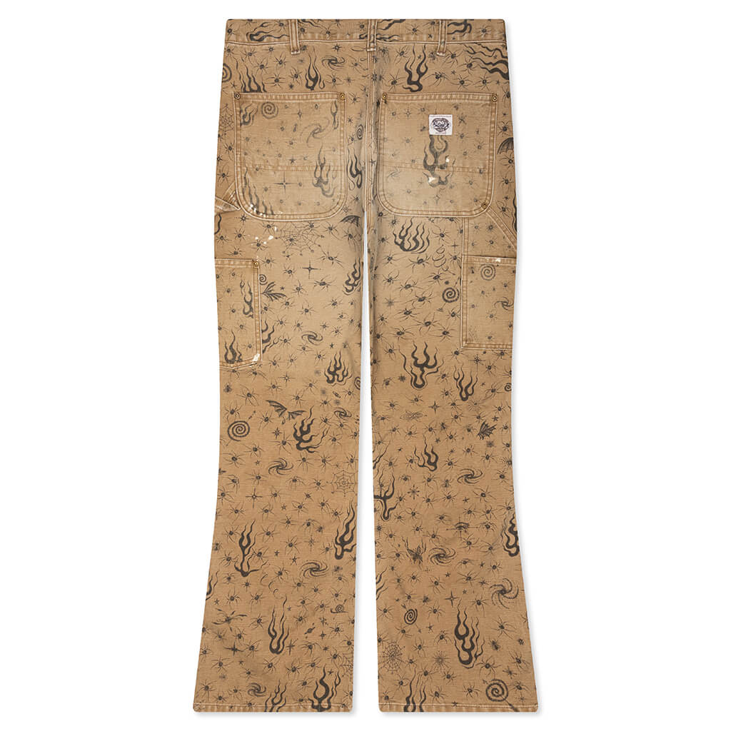 Saint Michael X DrWoo Mx6 Double Knee Pants Beige
