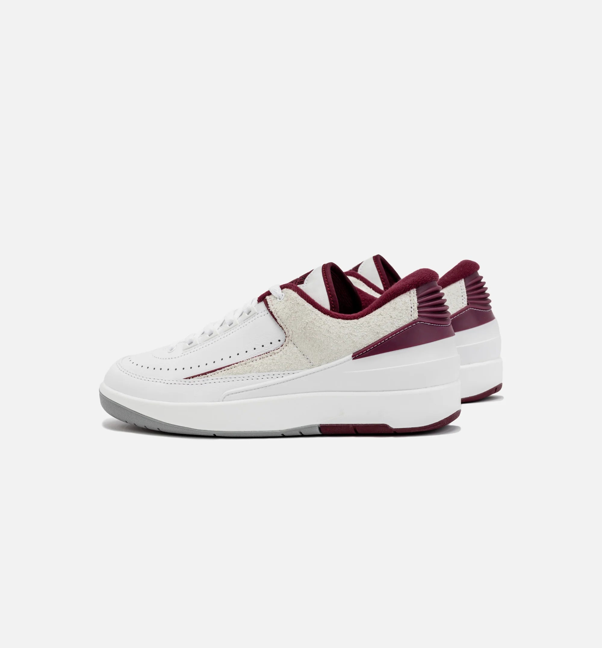 Air Jordan 2 Retro Low Cherrywood Mens Lifestyle Shoe White Red