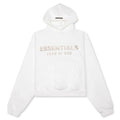 Kids Fleece Hoodie Cloud White