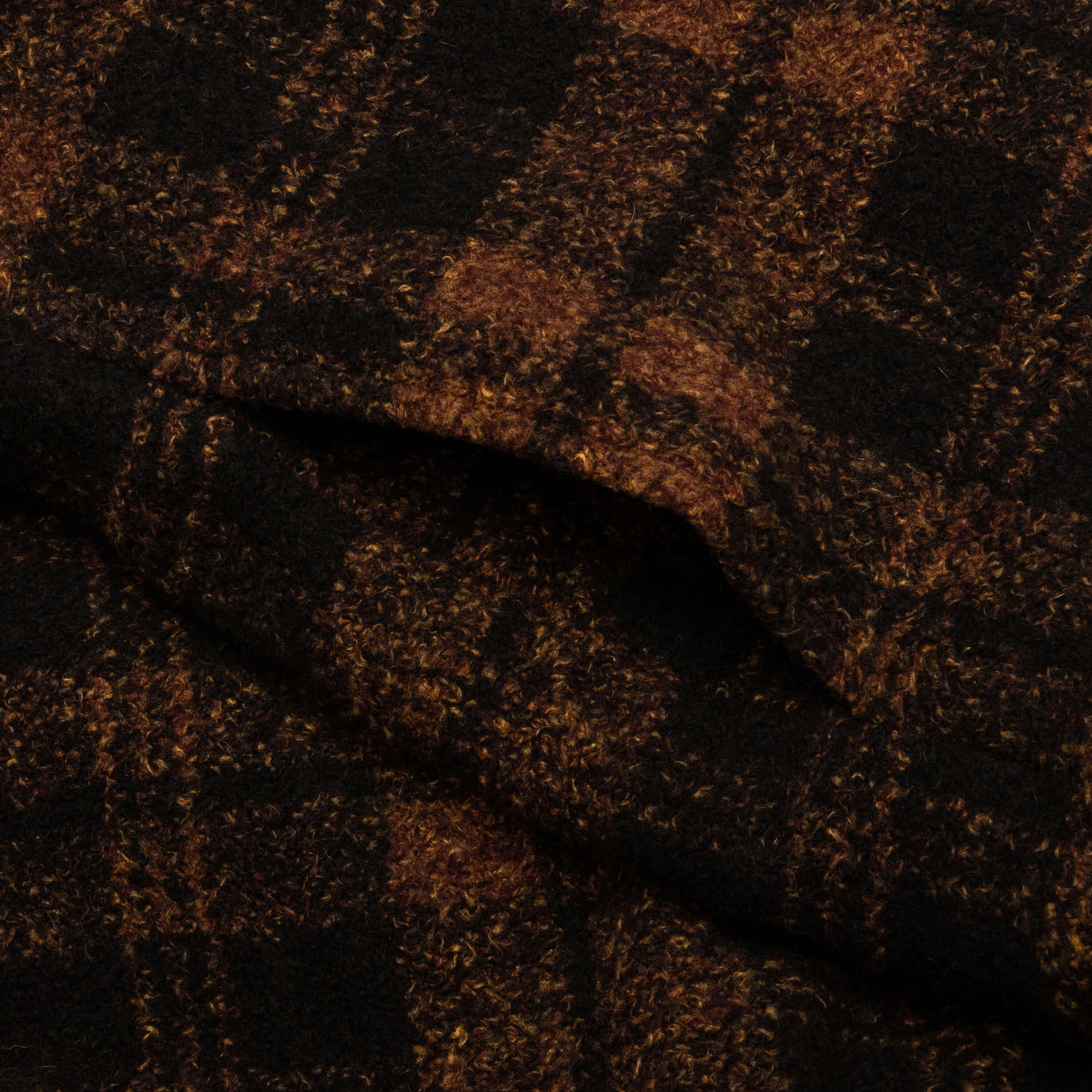 Plaid Padded Shirt Saffron
