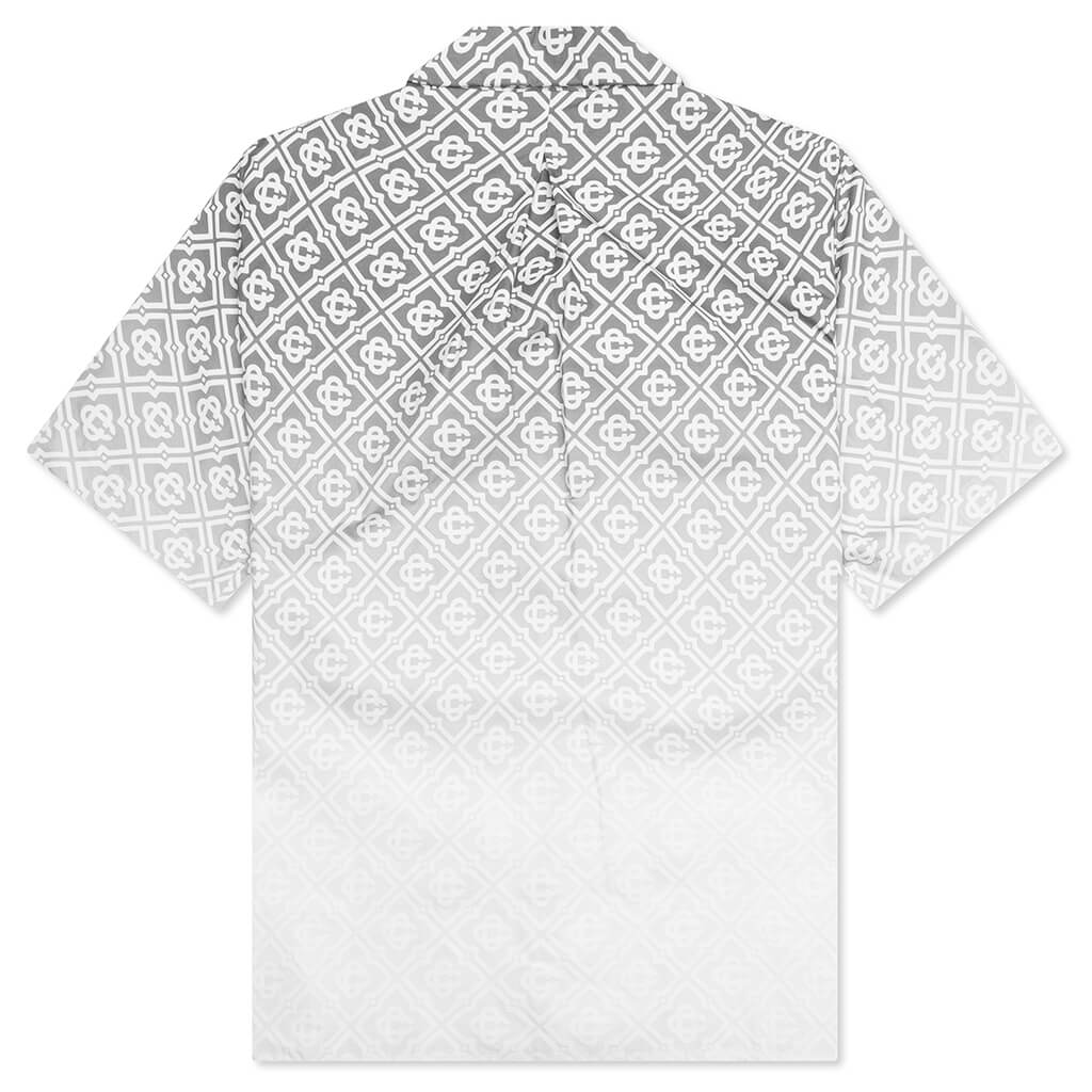 Gradient S S Cuban Collar Shirt Grey