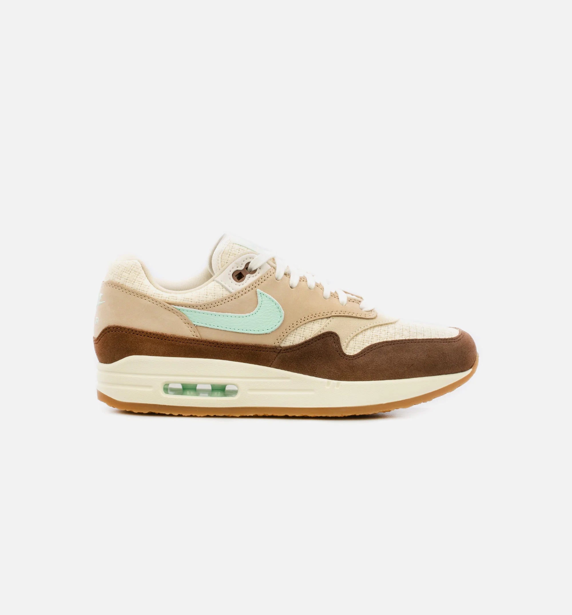 Air Max 1 Crepe Hemp Mens Lifestyle Shoe Brown Green