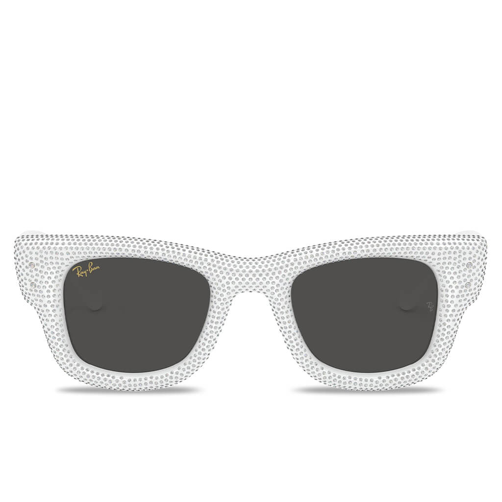 Ray Ban x AAP Rocky Wayfarer Puffer Crystal Pavé Edition White Strass Pave