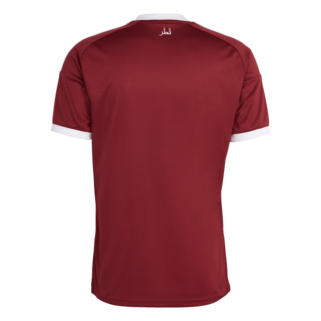 adidas Qatar Home Mens Soccer Jersey 2026 Maroon