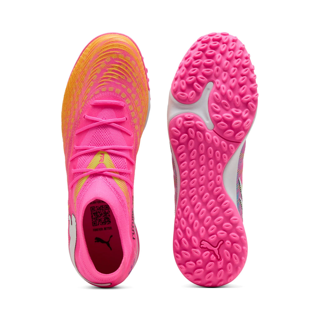 PIMA Future 9 Match TT Turf Mens Soccer Cleats Pink Aqua