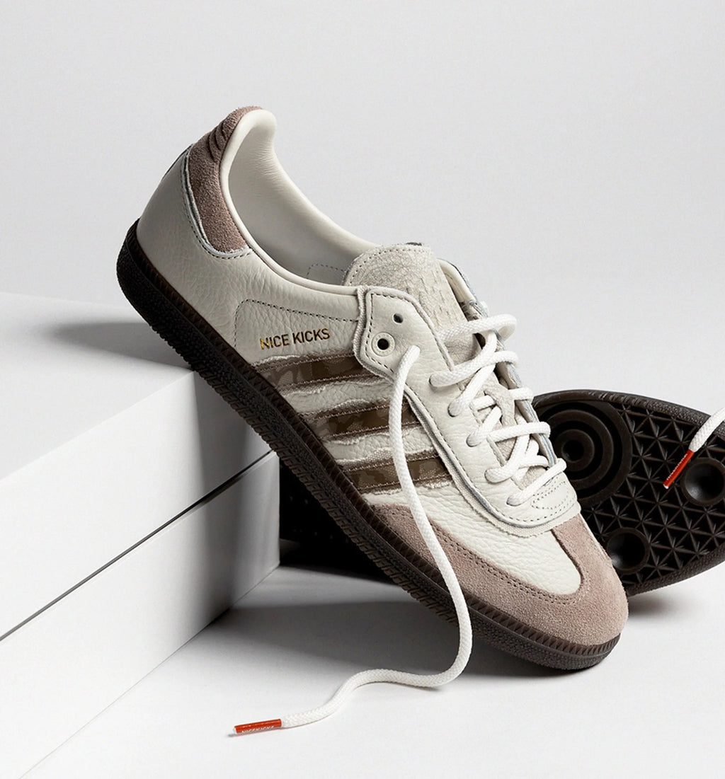 Nice Kicks Samba OG Mens Lifestyle Shoe Talc Brown Pantone Free Shipping