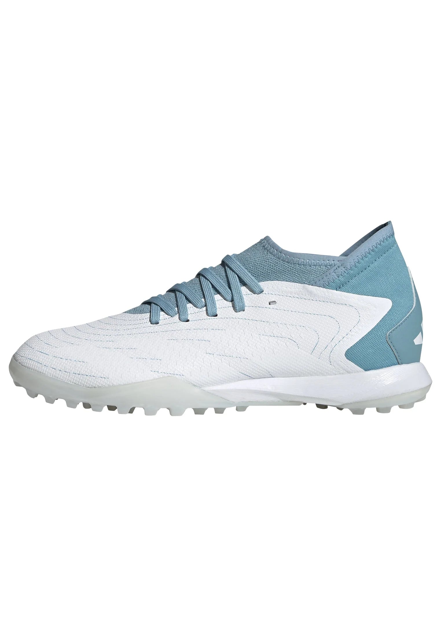 adidas Predator Accuracy3 TF Turf Shoes White Grey Blue