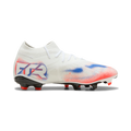 PUMA Future 8 Match FG AG Firm Multi Ground Womens Soccer Cleats White Black